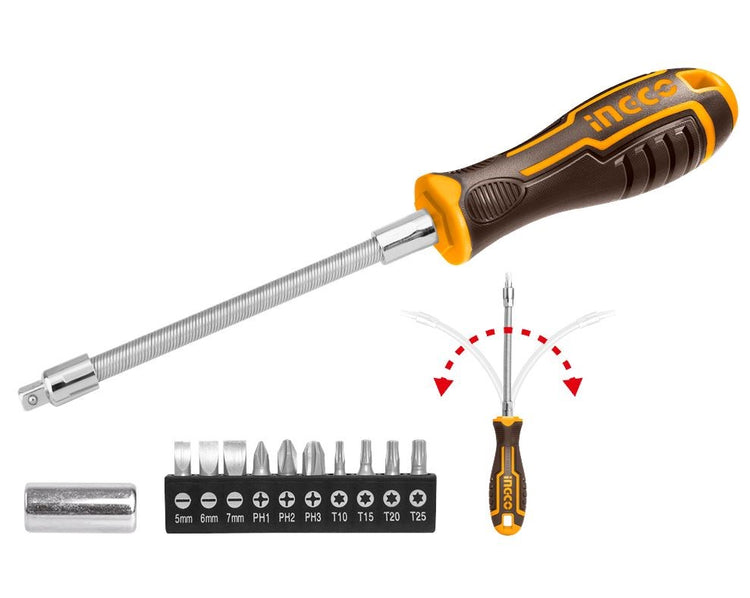 12PC Flexible Shaft Screwdriver Set AKSDFL1208
