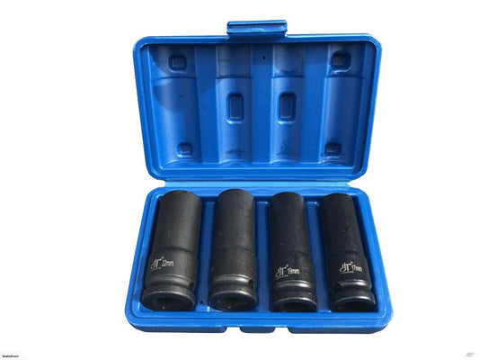 Black Impact Socket 4pc 1/2''