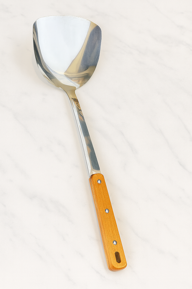 Stainless Steel Spatula Wooden