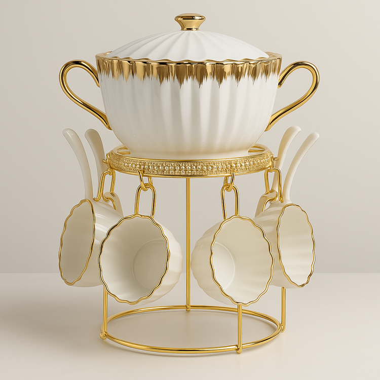 Porcelain Soup Bowls Set JC8287-L1