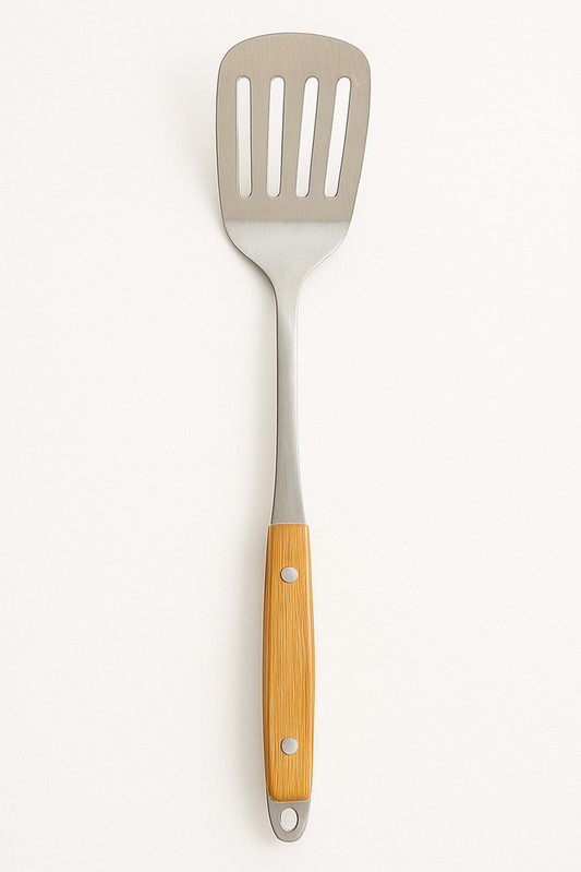 Stainless Steel Spatula Wooden Handle