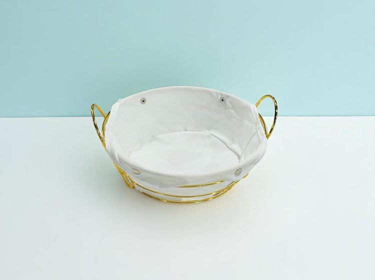 Fabric Bread Basket YM11150G-W