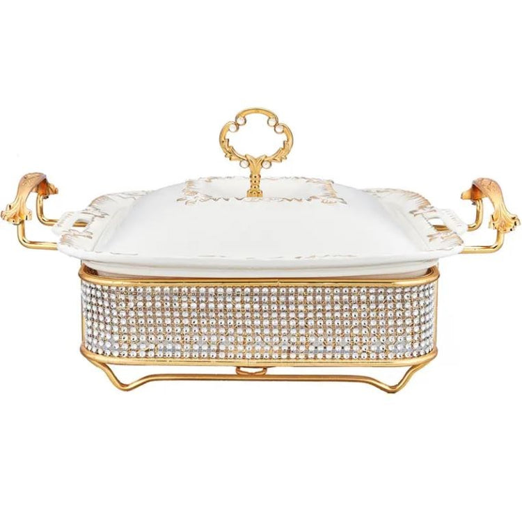 Gold Ceramic Chafing Dish 2L YS24125-53