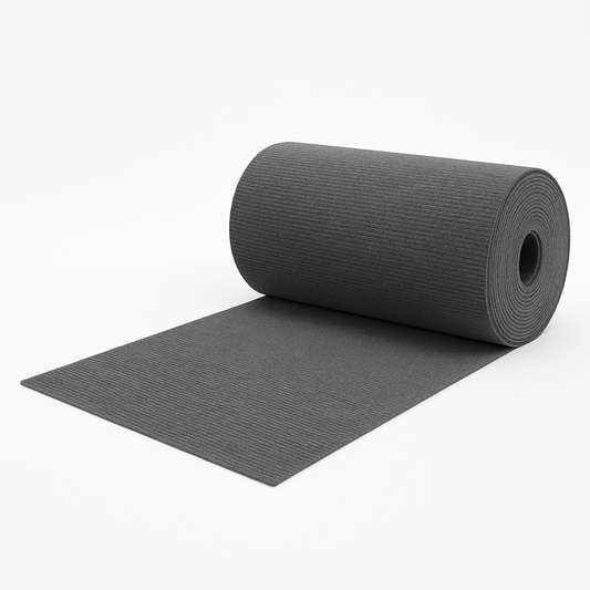 Non Slip Gray Carpet 1m x 15m