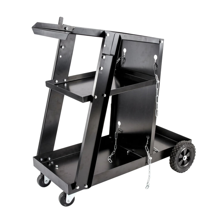 3 Tier Welding Trolley 80kg with Gas Bottle Holder | SDY-97365