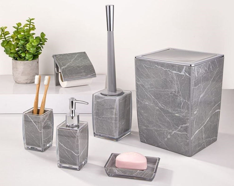 Square Marble Bathroom 6pc 202300