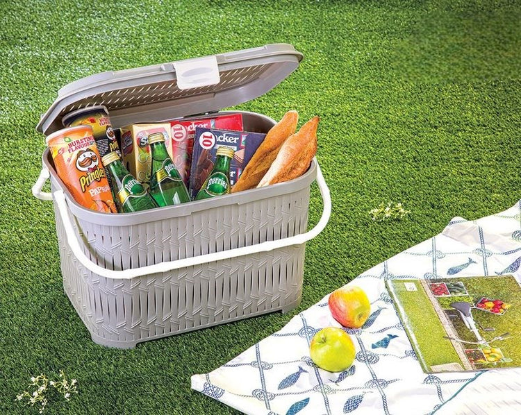 Small Basket With Lid 175600
