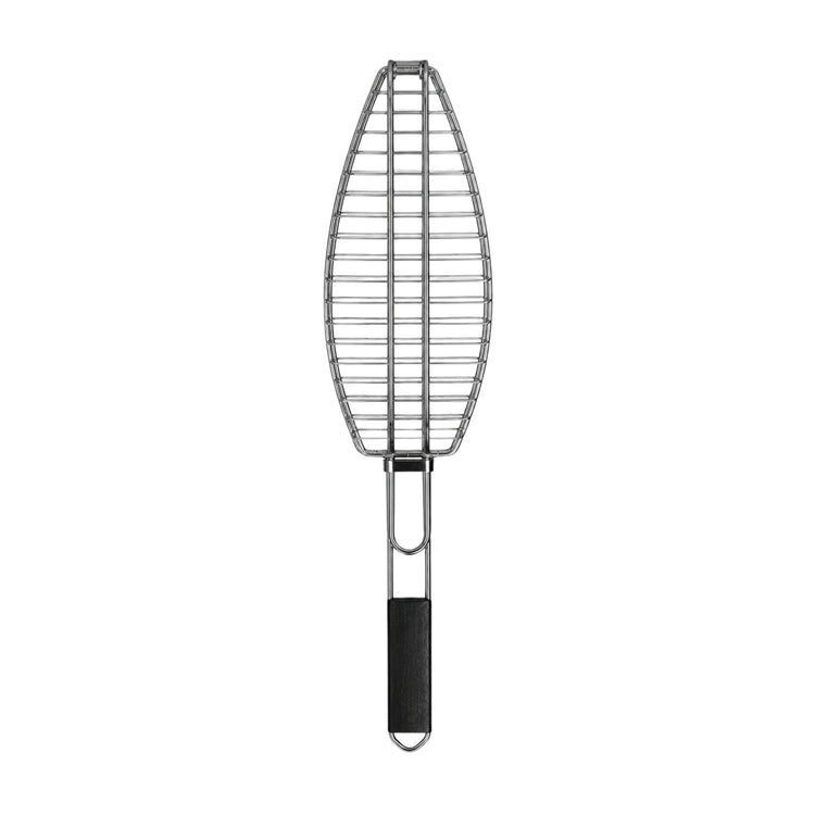 Stainless Steel Fish BBQ Grill Basket with Handle | DD10569