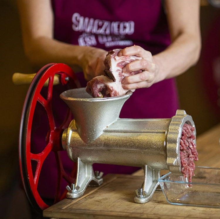 Meat Mincer with Red Handle 32