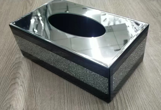 Black Tissue Holder Box PY-ZJH008B