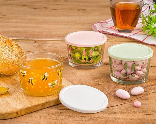 Glass Container 190mL 3pc 199935