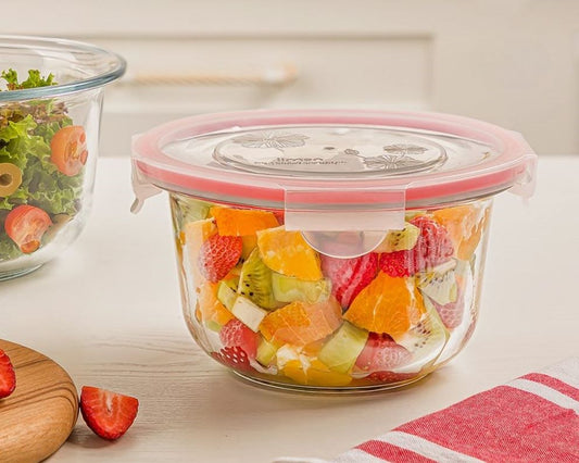 Glass Bowl With Lid 1.2L 207735