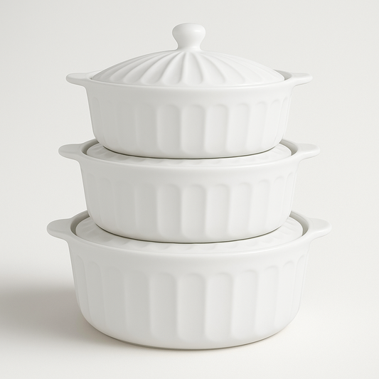 Serving Casserole 3pc T3-6W