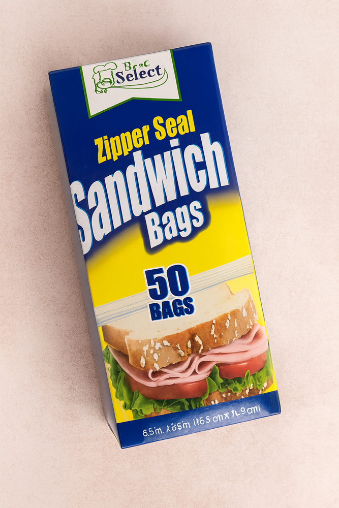 Zipper Bag 50pc 16.5 x 14.9cm