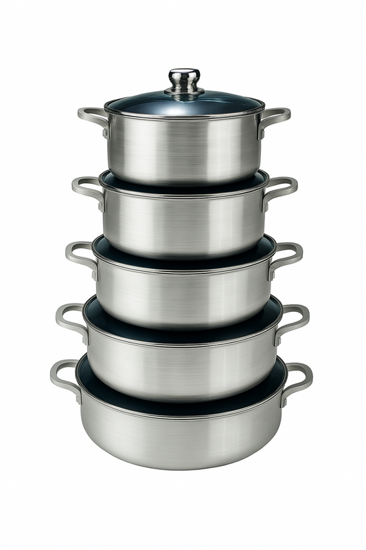 Aluminum Cookware Set Glass Lid XC-022G