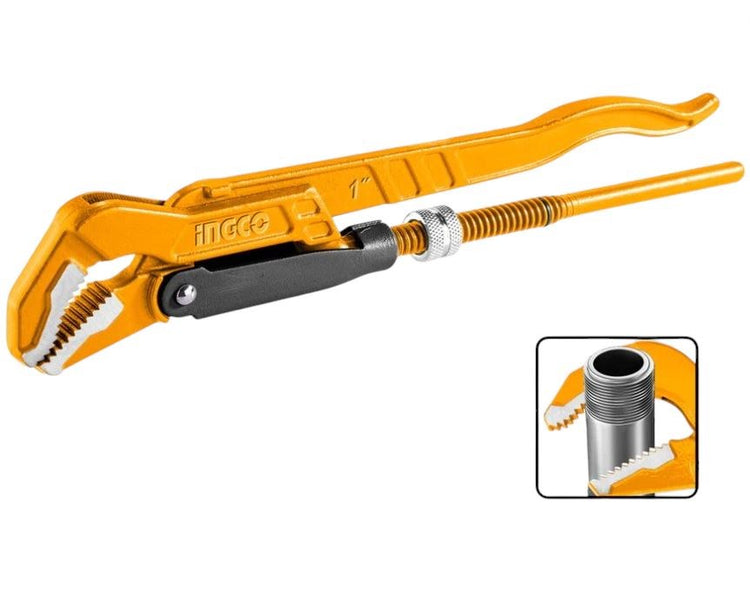 Heavy Duty Swedish Pipe Wrench 1" 45° HPW04013