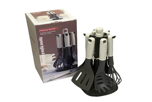 Nylon Kitchen Utensil Set 7pcs DH3205-WHITE