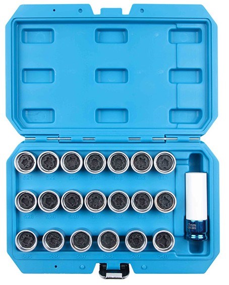 WHEEL LOCKING KEY 21PC SET FOR VW