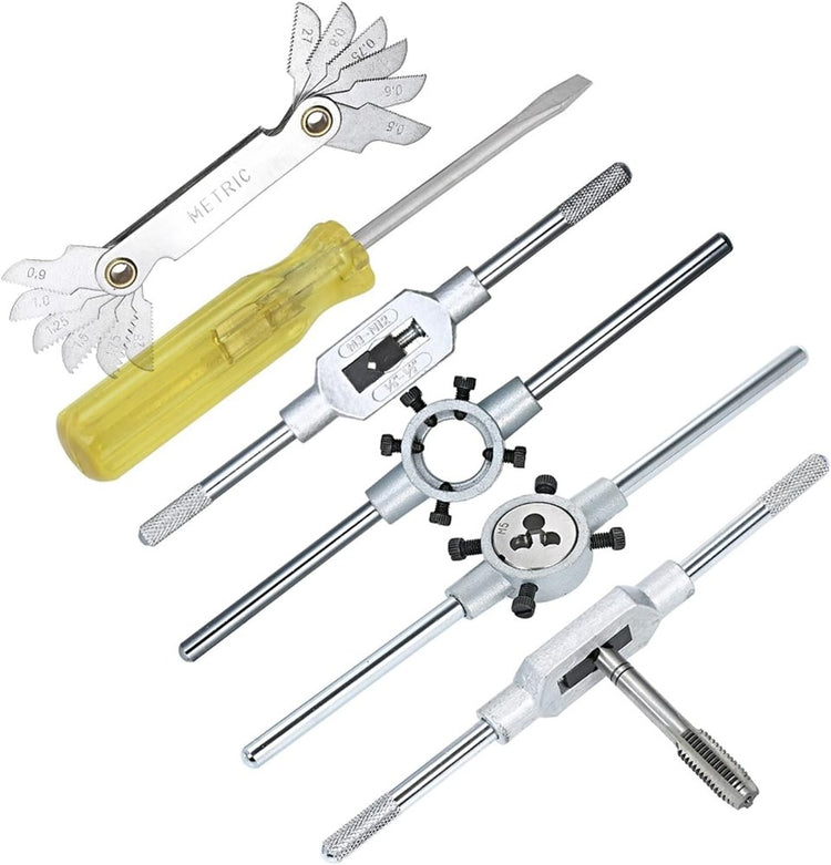 Metric Tap & Die Set Alloy Tool Steel 20 Pcs