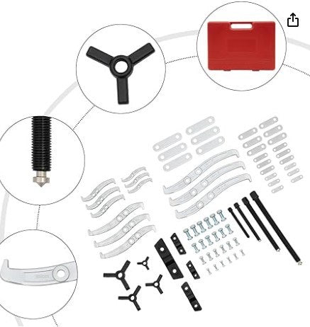 Gear Hub Puller Bearing Seperator 72pc Set DJPE-22066