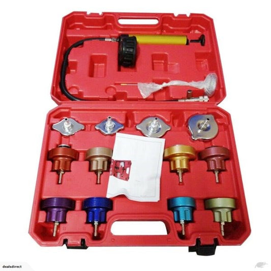 Cooling Radiator Pressure System Tester 14pc DJPE-23015