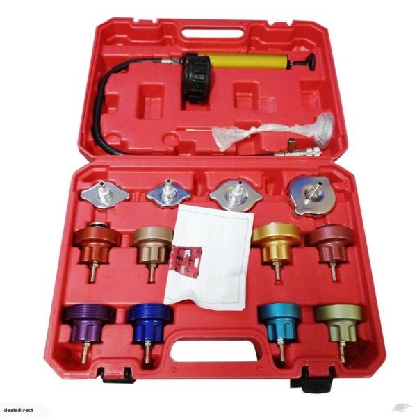 Cooling Radiator Pressure System Tester 14pc DJPE-23015