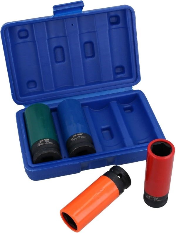 Impact Socket 4pc 1/2" 25536 A-15