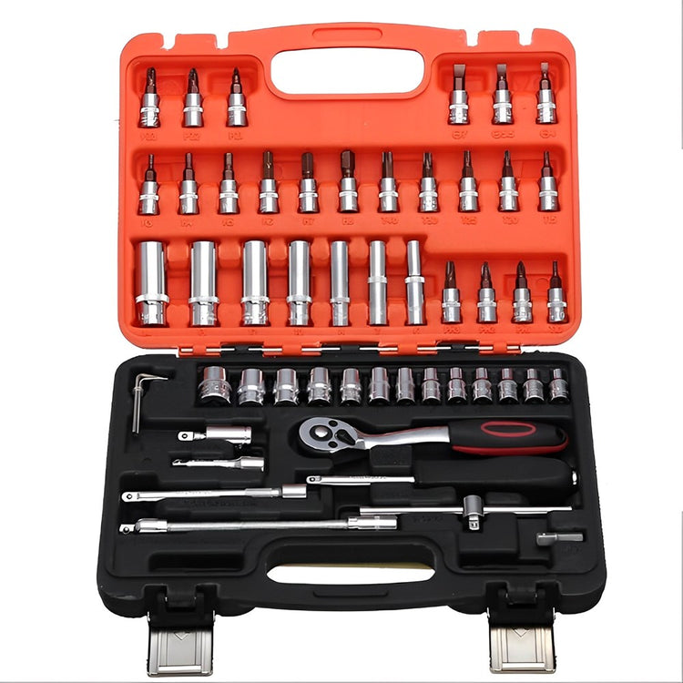 53pc 1/4'' Dr Socket Set DJPE-25586