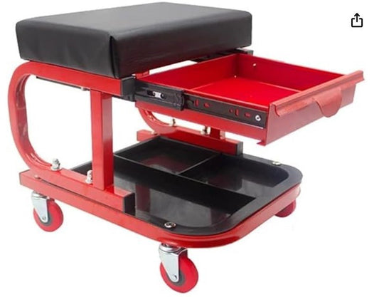 Garage Shop Roller Seat, 360 Degree Swive Seat