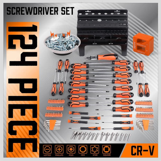Screwdriver Magnetic Set 124pc DJPE-94288