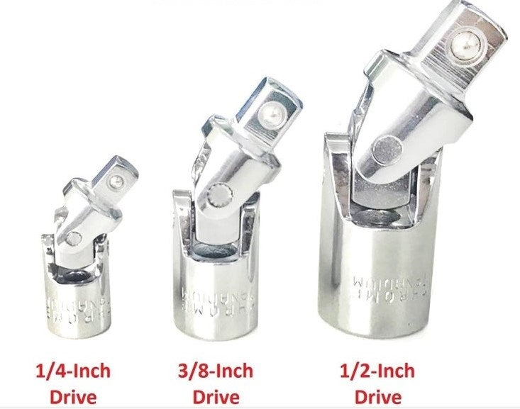 Universal Joint Adapters 3pc 1/4" 3/8" 1/2" BTPC5 62843
