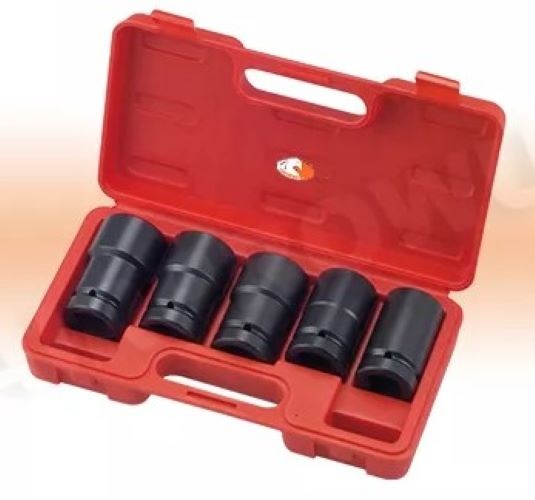 5pc Black Socket Set 27-41mm