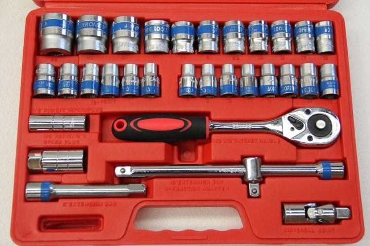 Socket Wrench Set DR 1/2'' 32pcs DJPE-QDTT33