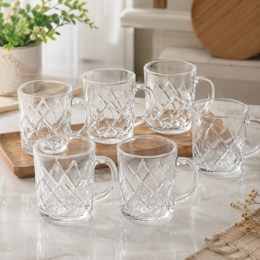 Glass Cup 6pc 212mL DM251