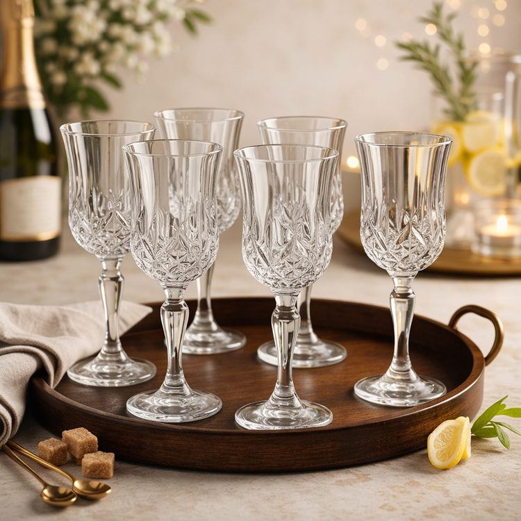 Glass Cup 6pc 150mL DSJ0315