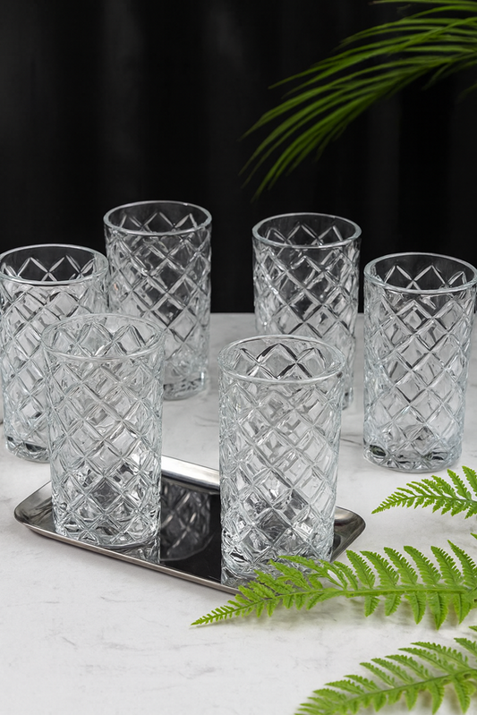 Glass Cup 6pc 300mL DSKB109-3
