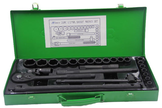 Socket Set 26PC 1/2" A-25 DT0502A