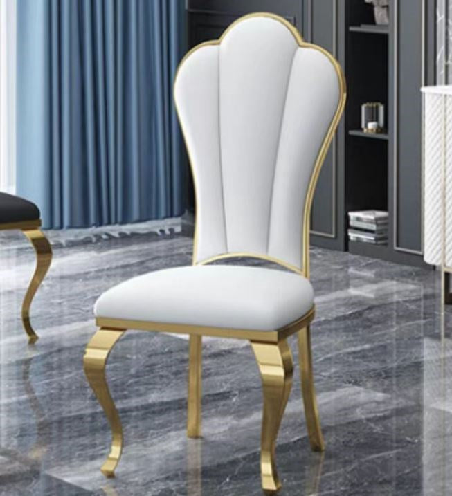 Dining Chair White & Gold MH5019C