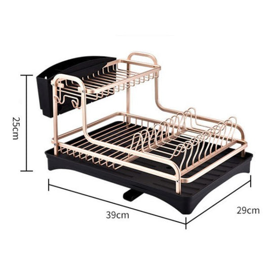 Dish Rack 2 Tier Gold TA-1008F