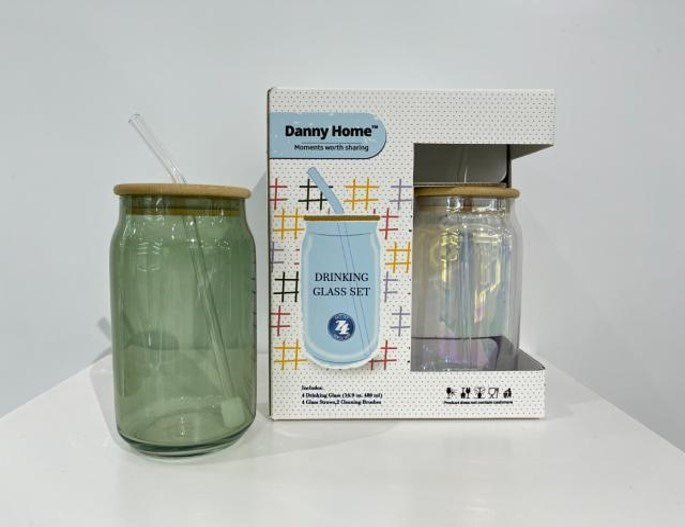 Drinking Glass Green CBB-34F
