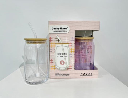 Drinking Glass Pink CBB-34