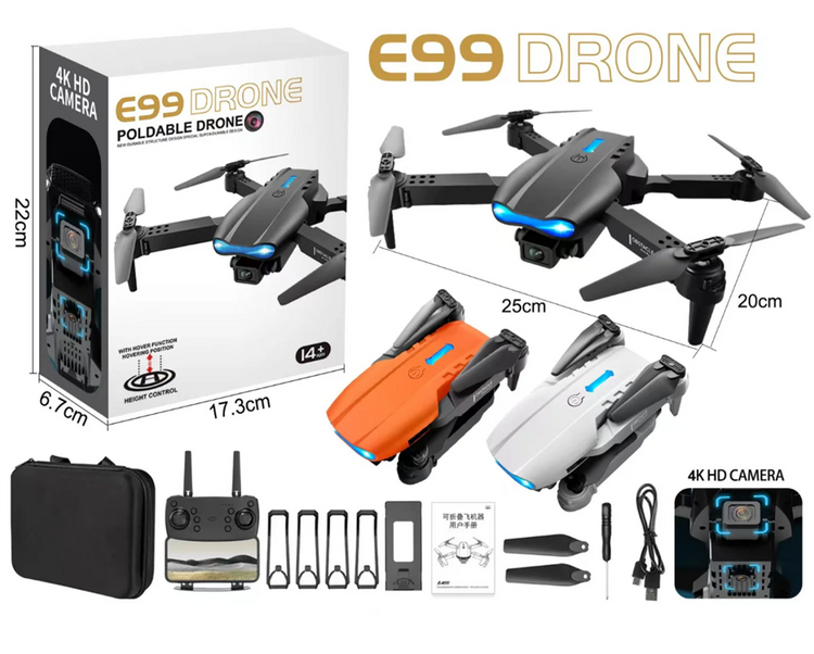 Foldable Drone E99 2603-25-27