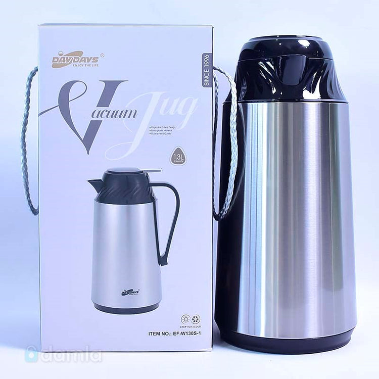 Thermos Flask Glass Vacuum 1.3L EF-W130S-1