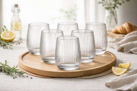 Tumbler Glass Cups 6pc ES8035B