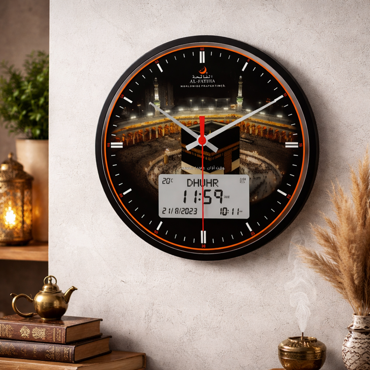 Islamic Azan Wall Clock FAJ-360 KW