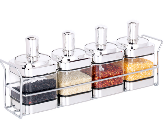 Spice Rack Condiment 4pc FS-04Y