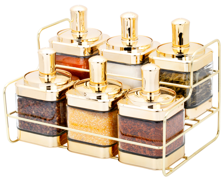 Spice Rack Condiment 6pc FS-06J