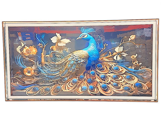 Peacock Decor Wall Frame FY1-537
