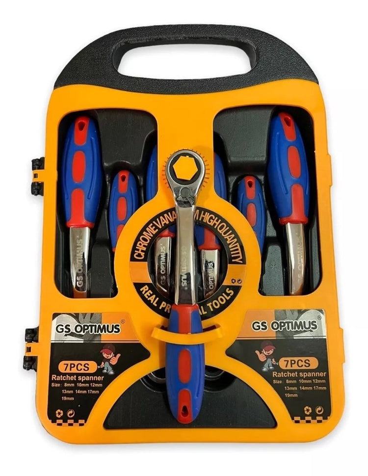 Ratchet Spanner Set 7pc GS64037
