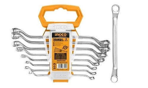 Offset Ring Spanners 8pc 6mm-22mm HKSPA3088